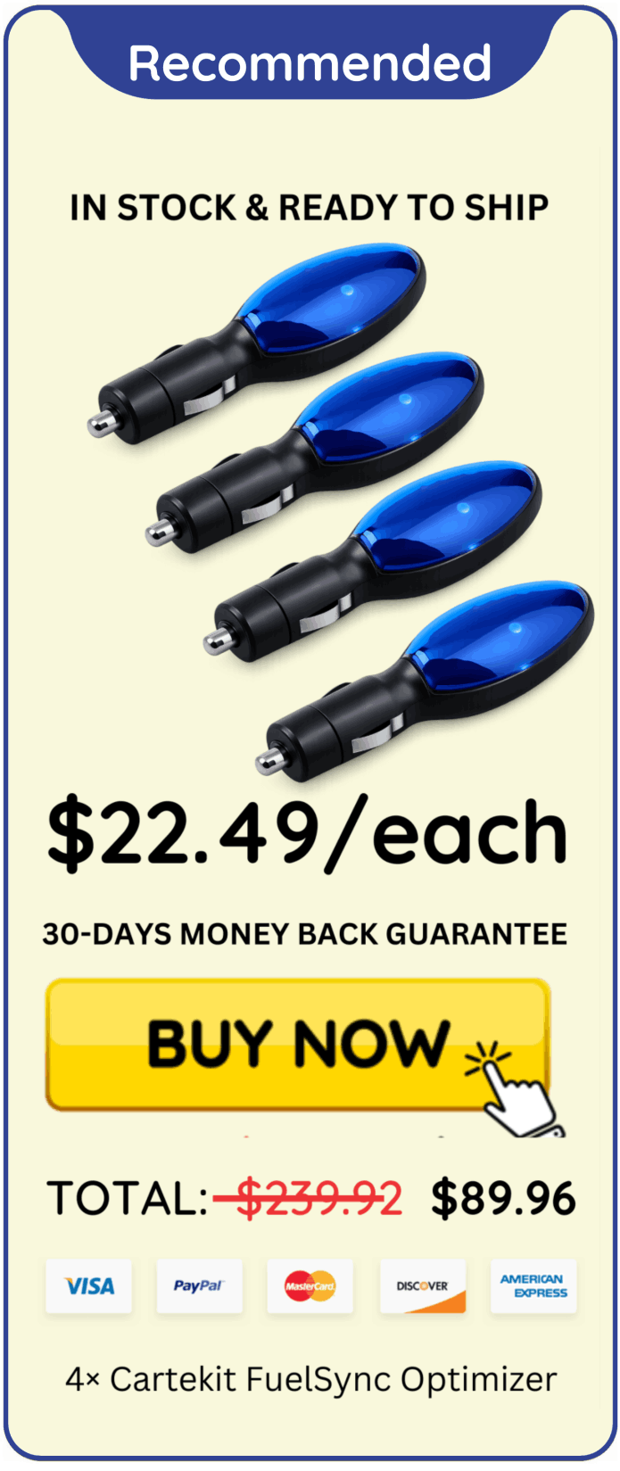 Cartekit FuelSync Optimizer offer price 